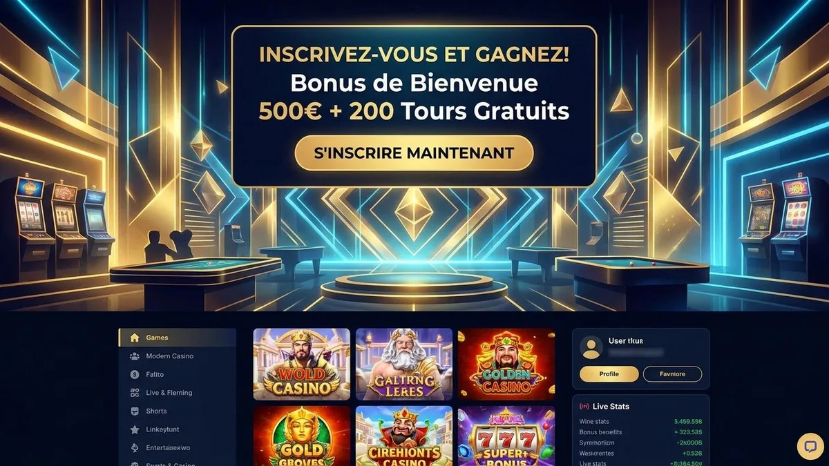 Inscription avec bonus