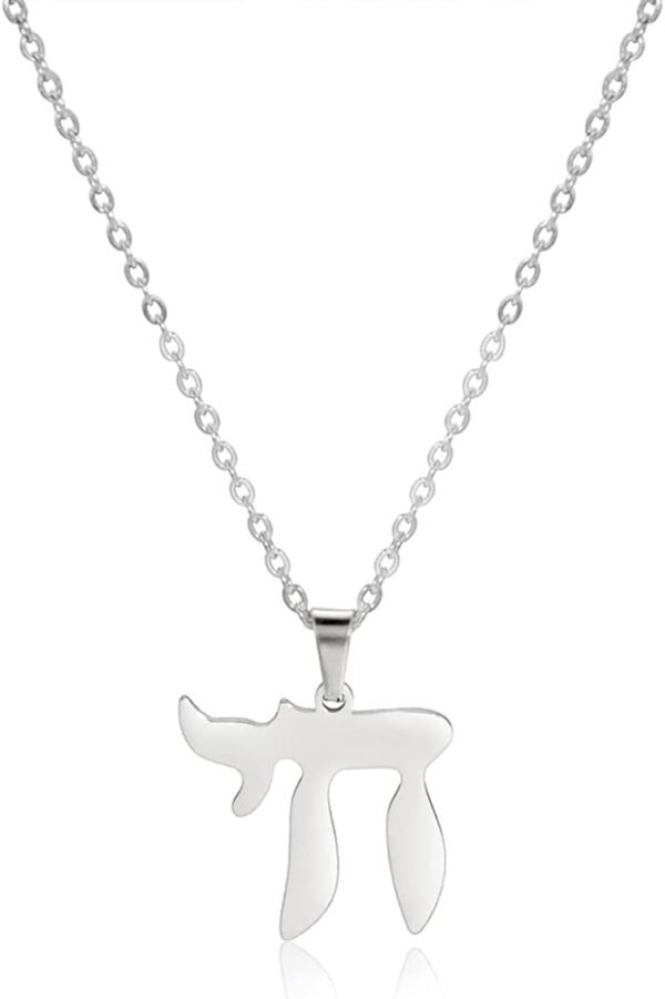 collier hai argent