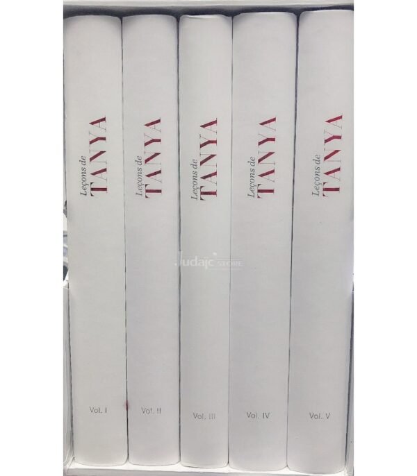 COFFRET LEÇONS DE TANYA - 5 VOLUMES - GRAND FORMAT - COUVERTURE RIGIDE