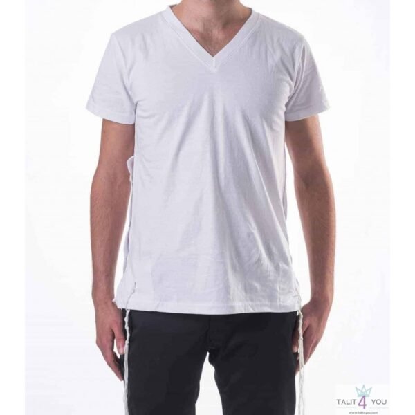 T-SHIRT TSITSIT BLANC FILS MÉHOUDAR