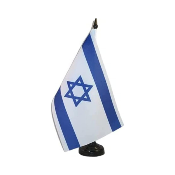 AZ FLAG Drapeau de Table Israël 21x14cm