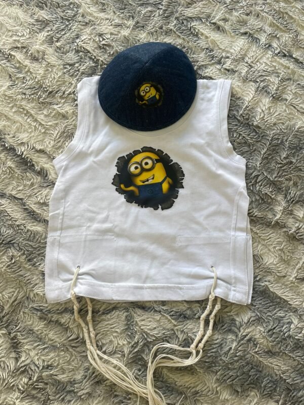 Ensemble kippa et tsitsit minions